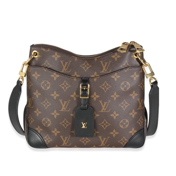 🤎LOUIS VUITTON Monogram Odeon PM Black - Picture 15 of 16